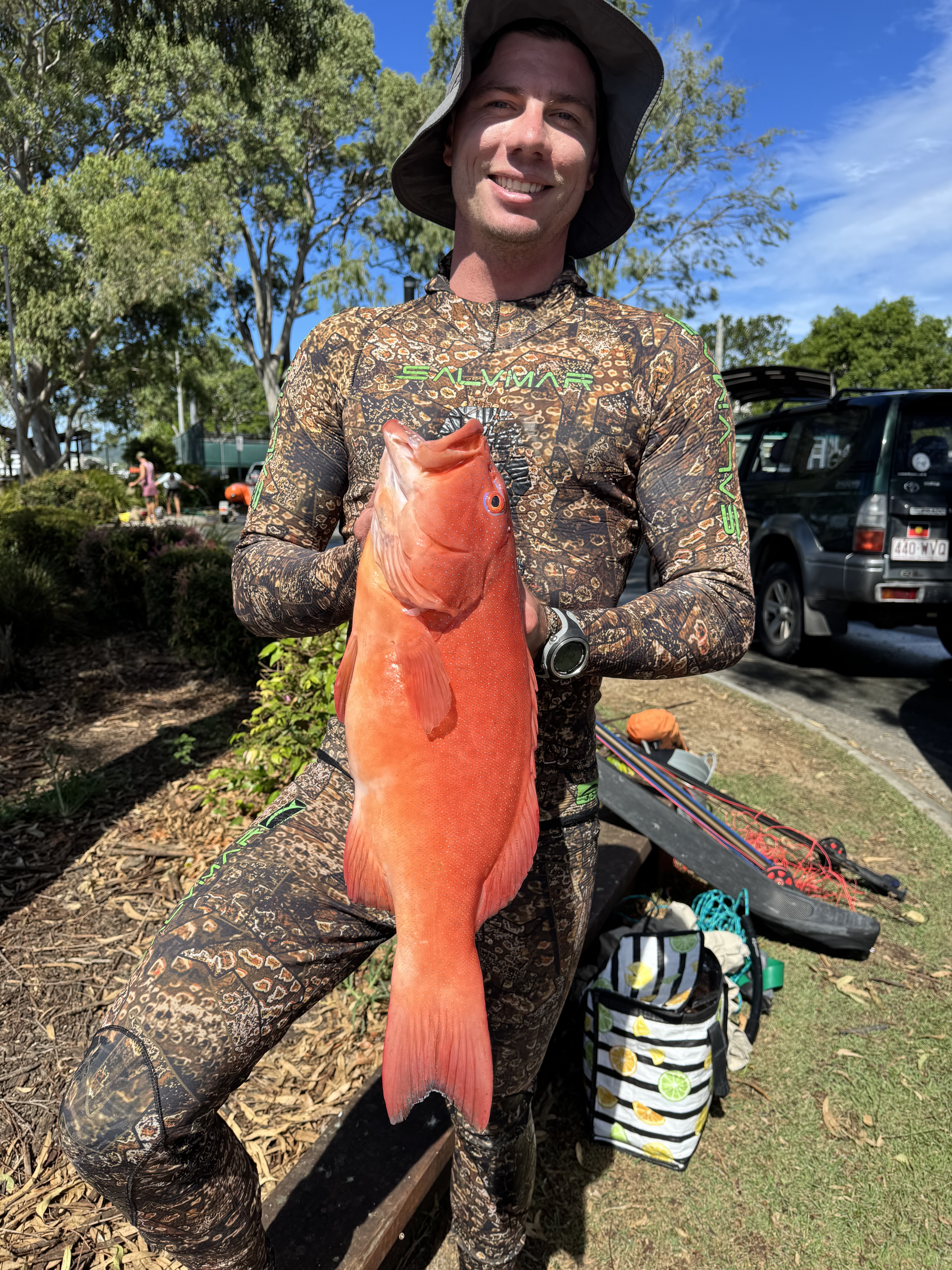 Coral trout catch